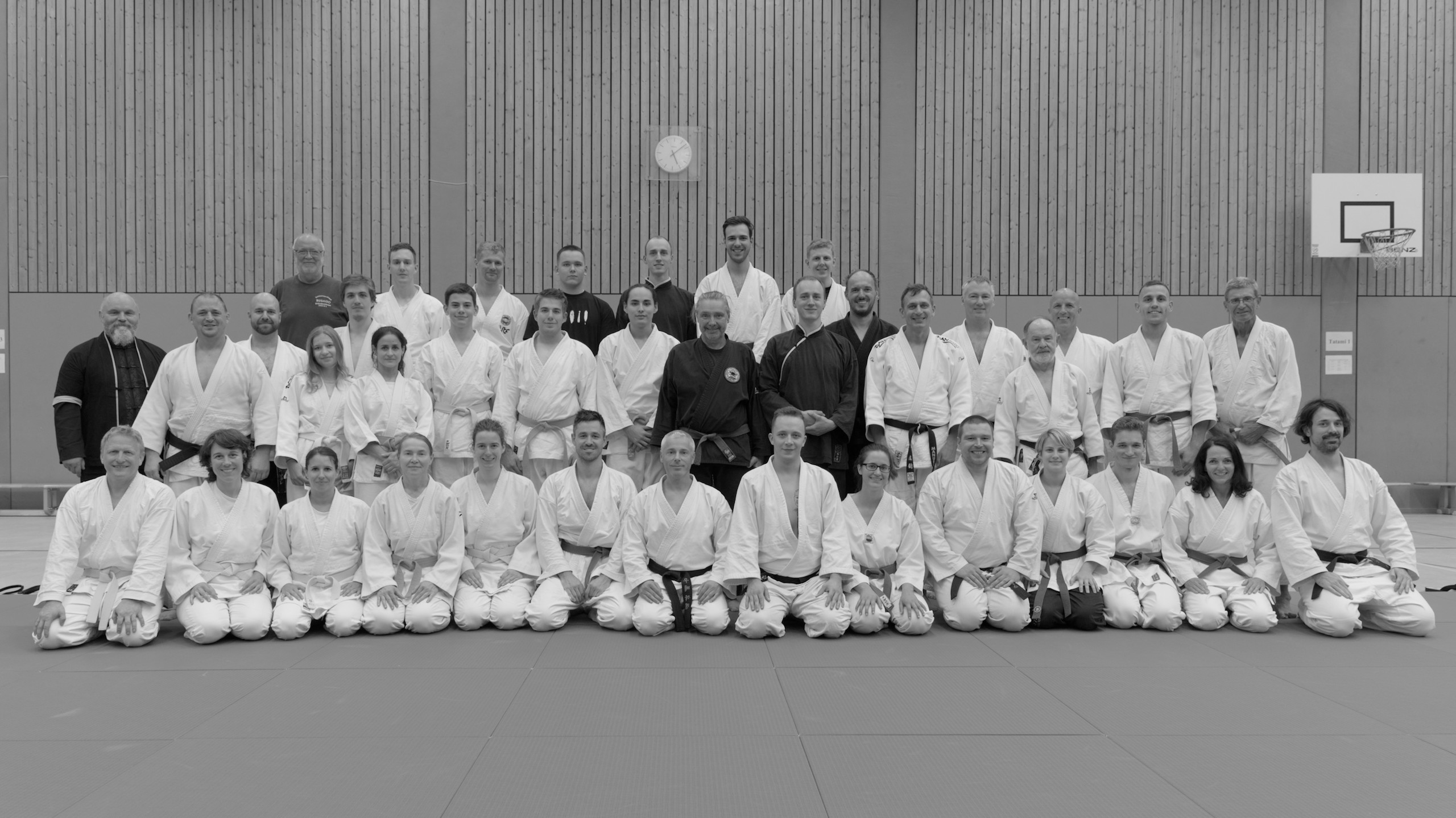 Gruppenbild vom 26. internationalen und verbandsoffenen Ju-Jitsu Lehrgang